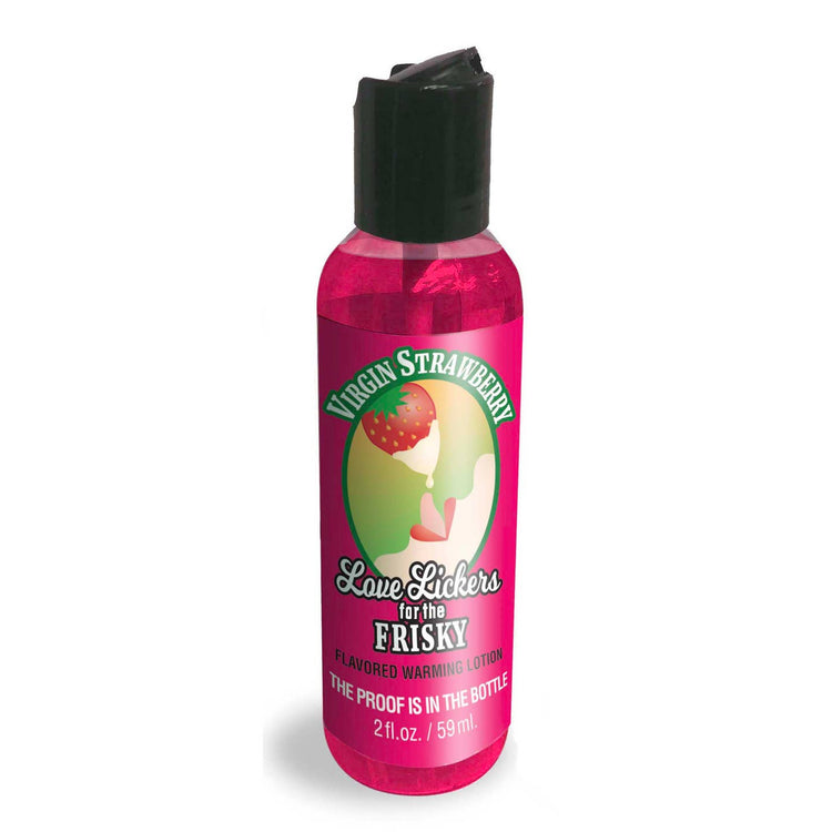 LOVE LICKERS WARMING & LICKABLE MASSAGE OIL - STRAWBERRY
